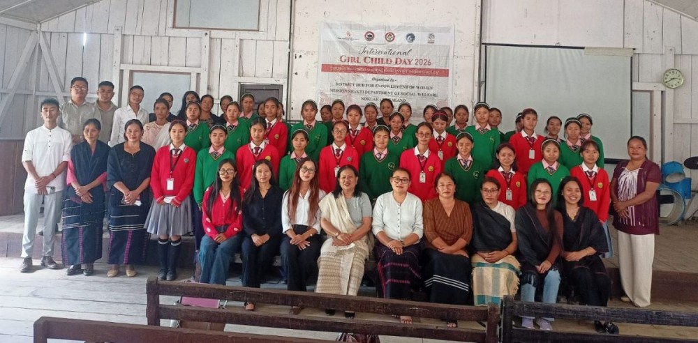 SANKALP – District Hub for Empowerment of Women, Social Welfare Department, Noklak, organised an event to mark International Girl Child Day 2026 at White Hall, Noklak, on October 14. (Morung Photo)